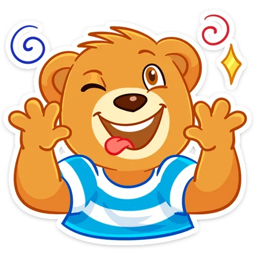 Медвежонок Барни  emoji 🤪