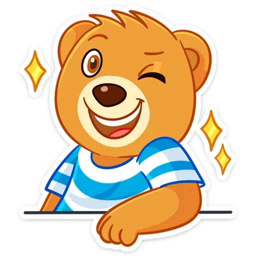 Медвежонок Барни  sticker 😉