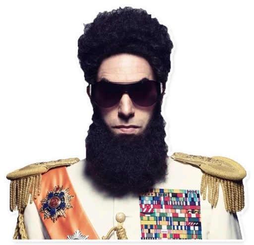 Стикер Borat, General Aladeen, Brüno etc. 😎