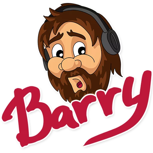 Telegram Sticker «Barry's Day» 😮