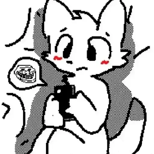 Telegram stiker «Cat» 😥