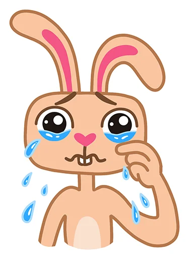 Пляжный кролик Стив emoji 😭