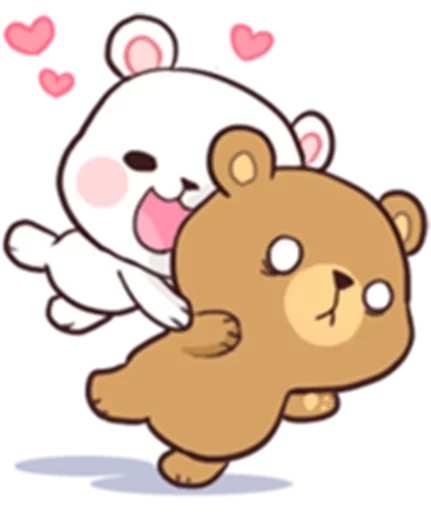 Telegram Sticker «Bears in Love» 🤗