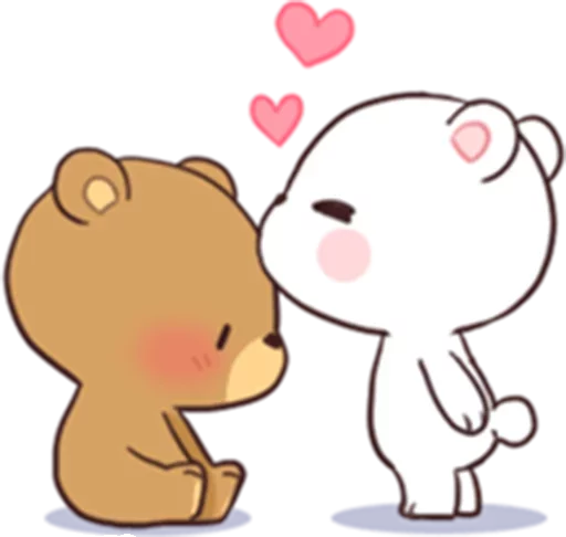 Bears in Love emoji 😘