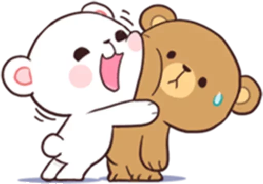 Bears in Love emoji 😘