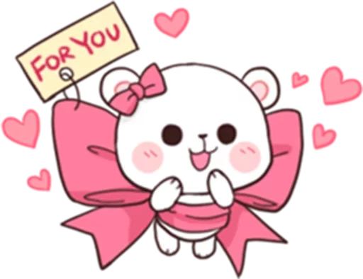 Telegram Sticker «Bears in Love» ☺️