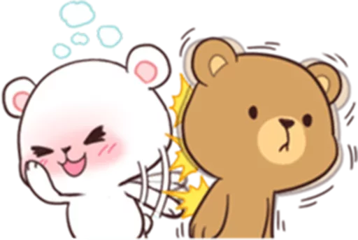 Telegram stiker «Bears in Love» ?