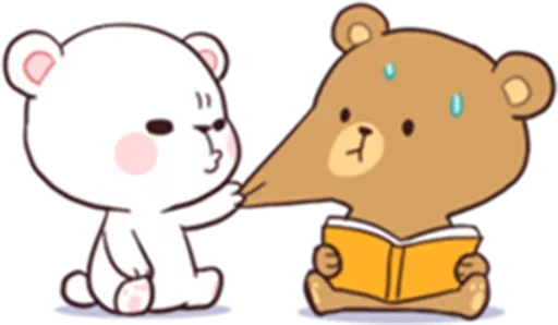 Telegram Sticker «Bears in Love» ?