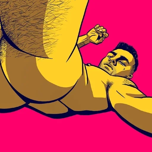 Telegram Sticker «Gays Bed Art» 🤪