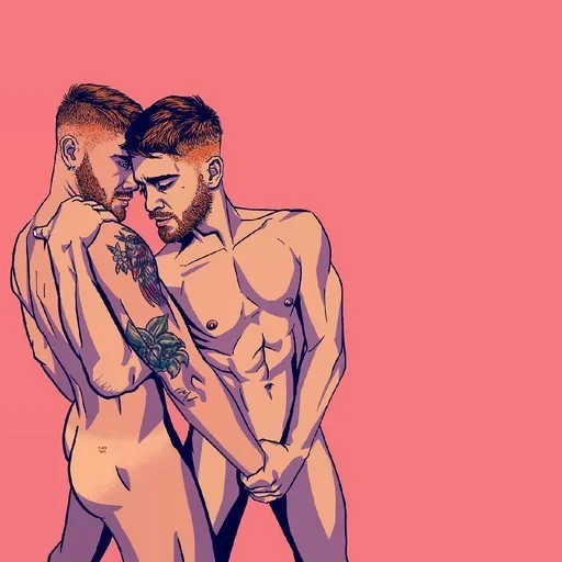 Gays Bed Art sticker 🤩