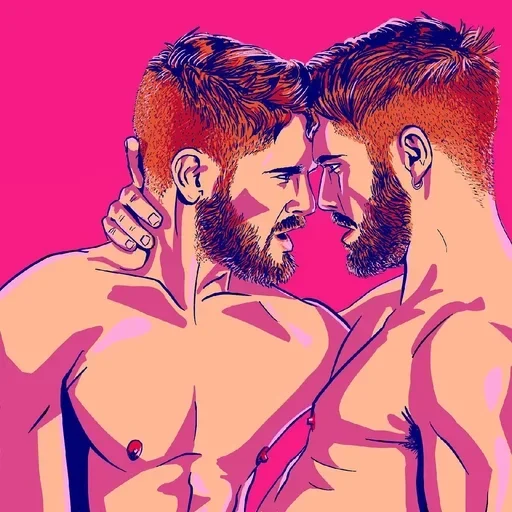 Gays Bed Art sticker 🍌