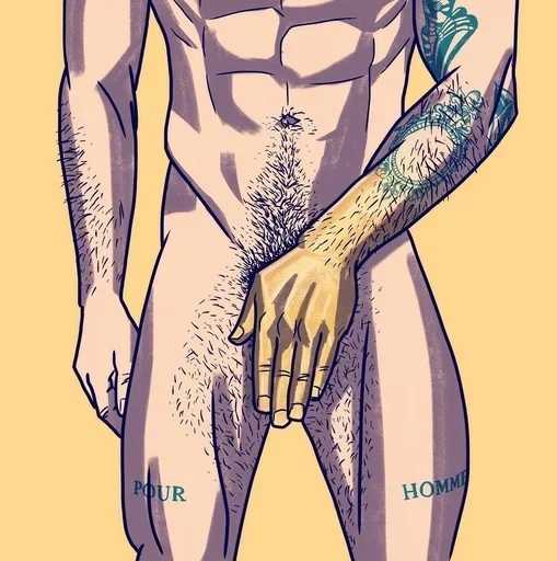 Telegram Sticker «Gays Bed Art» 🍒