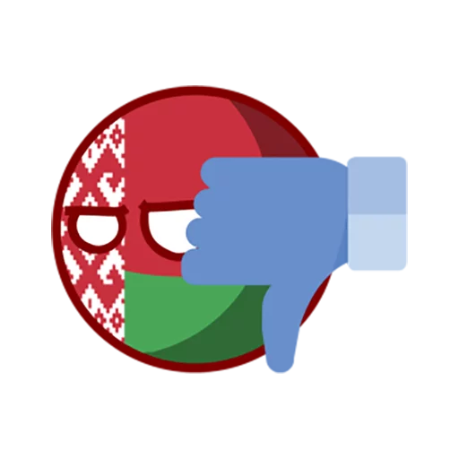 Telegram Sticker «Республика Беларусь» 👎