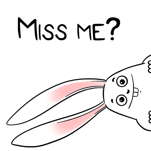 белый кролик emoji 😀