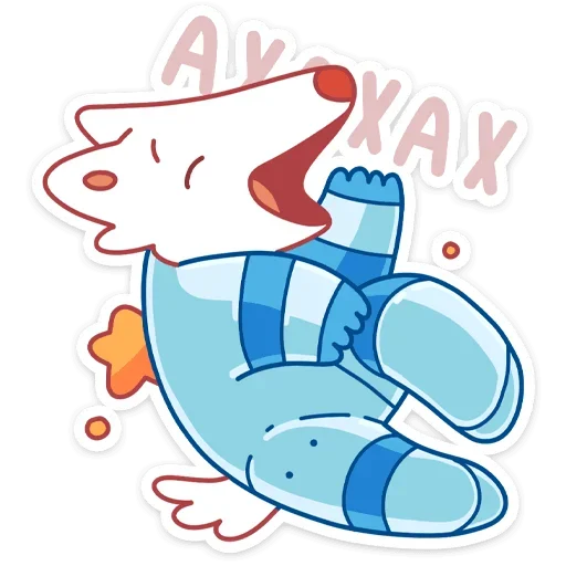 Telegram Sticker «Белка и Стрелка» ?