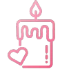Telegram emoji «валентинка | beloved» 🕯
