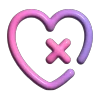 валентинка 3д emoji 💔
