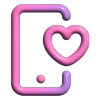 валентинка 3д emoji 📱
