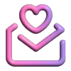 валентинка 3д emoji 💌