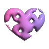 валентинка 3д emoji 💖