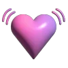 валентинка 3д emoji 💓
