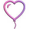 валентинка 3д emoji 🎈