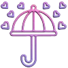 валентинка 3д emoji ☔️