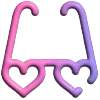 валентинка 3д emoji 🕶