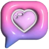 валентинка 3д emoji 💬