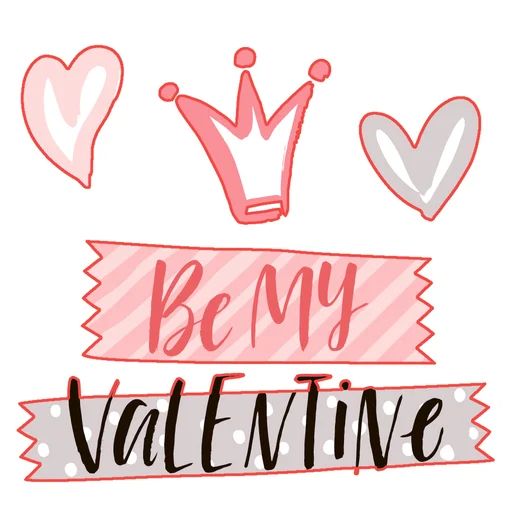 Be My Valentine emoji 👑