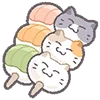 Емодзі Cute cats 🍡