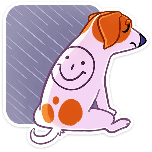 Telegram Sticker «Пёсик Берт » 😔