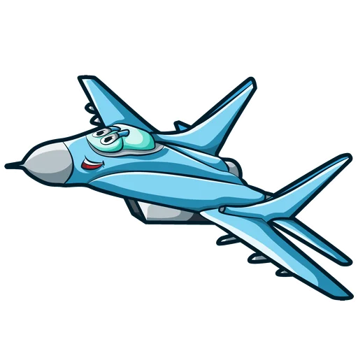 Telegram Sticker «Бессонный самолёт» 🖐