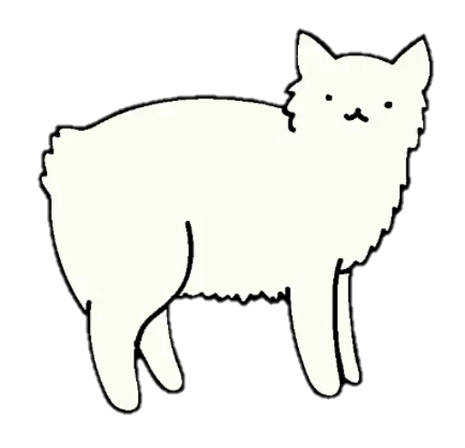 Telegram Sticker «Без кота-жизнь не та» 😩