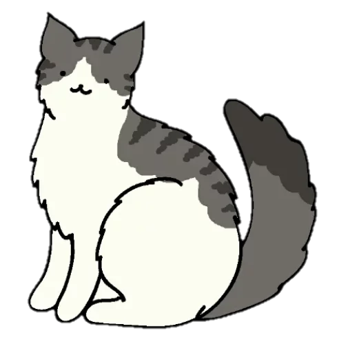 Telegram stiker «Без кота-жизнь не та» 😟