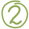 Telegram emojisi «Зеленый шрифт» 2⃣