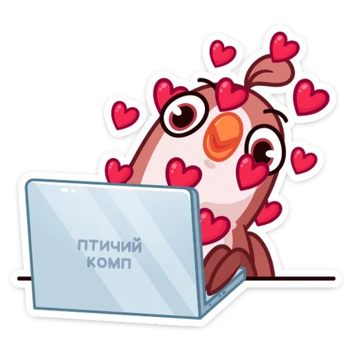 Telegram Sticker «Птичка» 😍