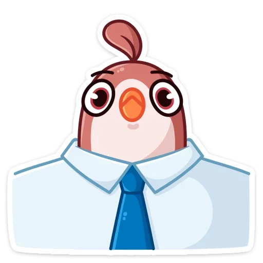 Telegram Sticker «Птичка» ☺️