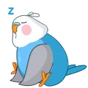 Голубой Птенчик emoji 😴
