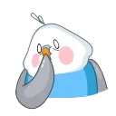 Голубой Птенчик emoji 😮