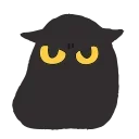 black kitty emoji 😤