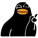 Black Duck emoji ☝️