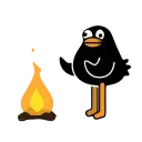 Black Duck emoji 🔥