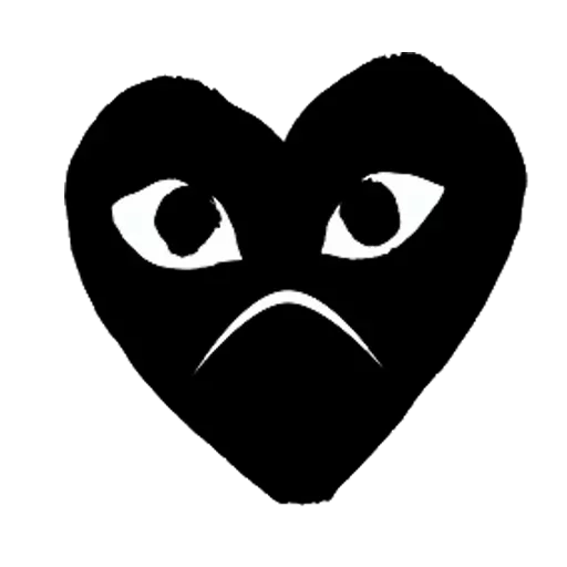 Telegram Sticker «Black Hearts» 🖤