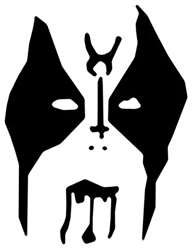 Blackmetal emoji 😐