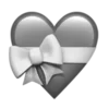 Telegram emojisi «Black and White» 💝