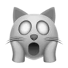 Telegram emojisi «Black and White» 🙀
