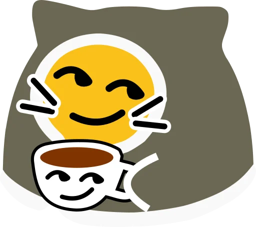Comfy emoji ☕️
