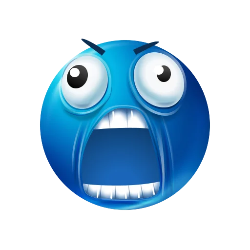 blue emoji emoji 🤬