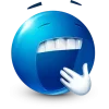 Blue Face emoji 🤩